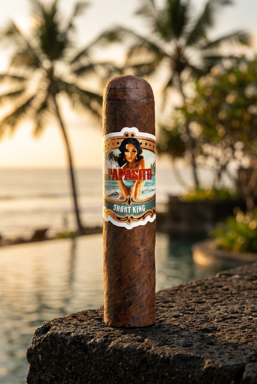 Cerutu Short King Papasito di Bali